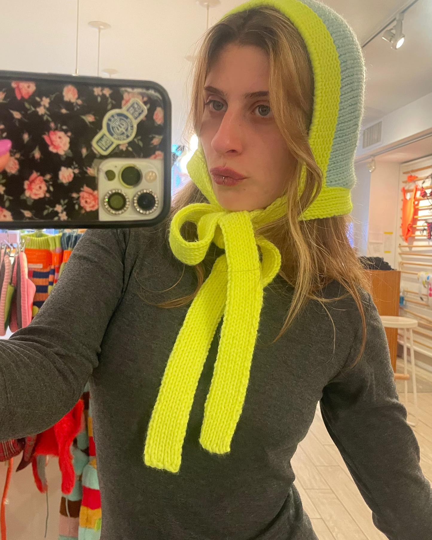 Dr. Bloom: Goritto Knit Bonnet - Aqua