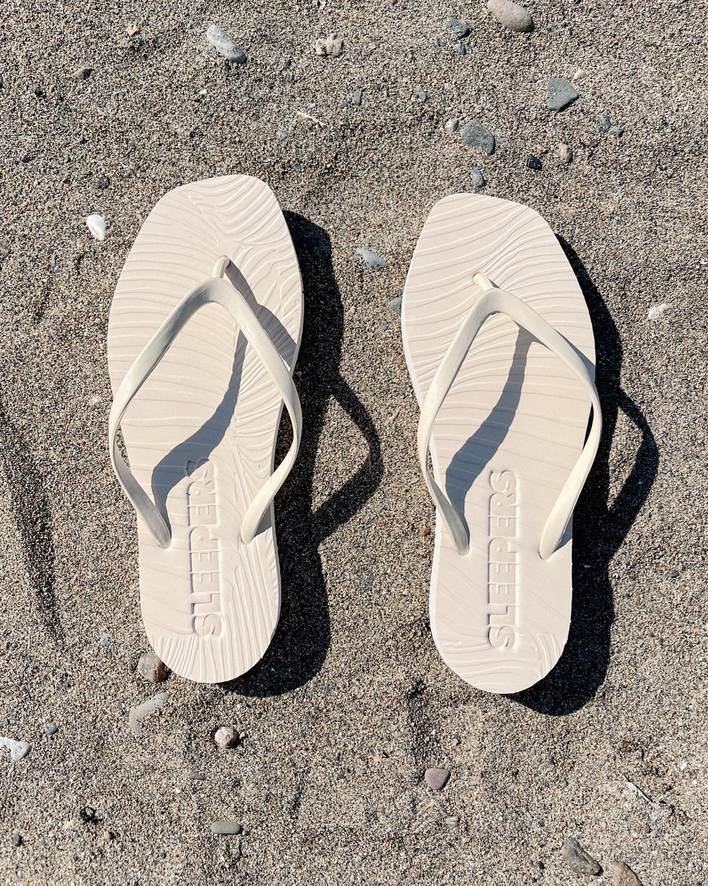 Sleepers: Tapered Square Flip Flop - Eggnog
