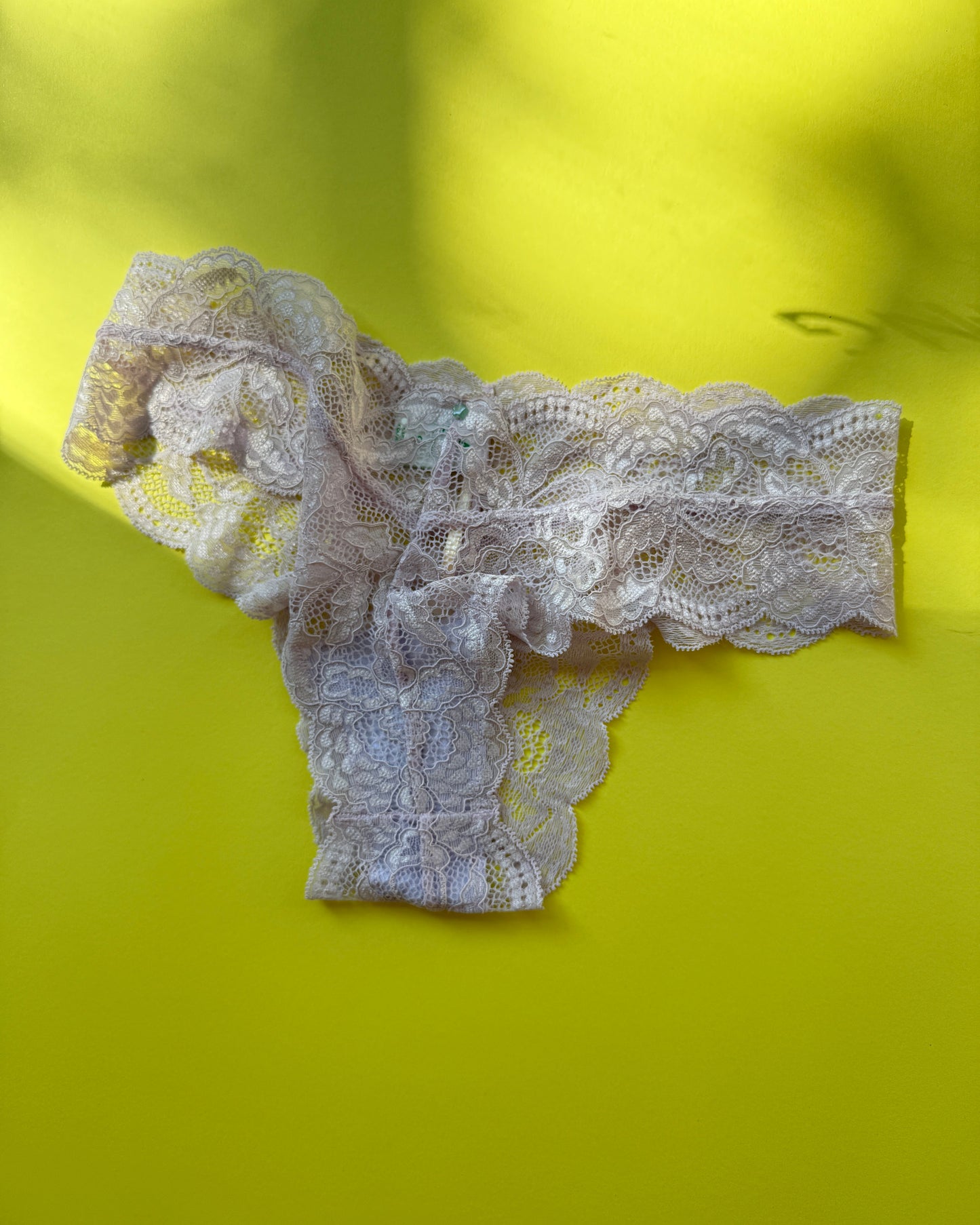 Clo: Fortuna Lace Cheeky Boyshort - Lavender Fog