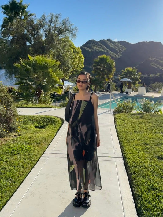 Untitled in Motion: Intermission Dress - Shadow Iris