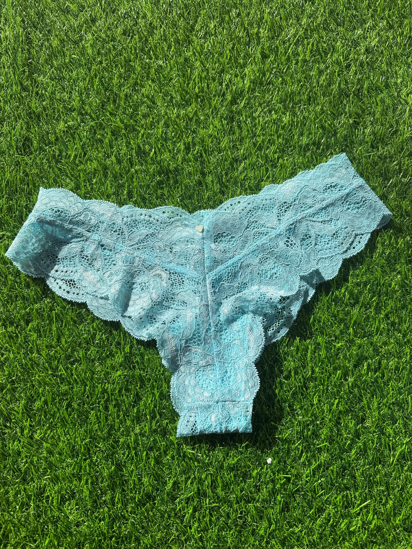 Clo: Fortuna Lace Cheeky Boyshort - Air Blue
