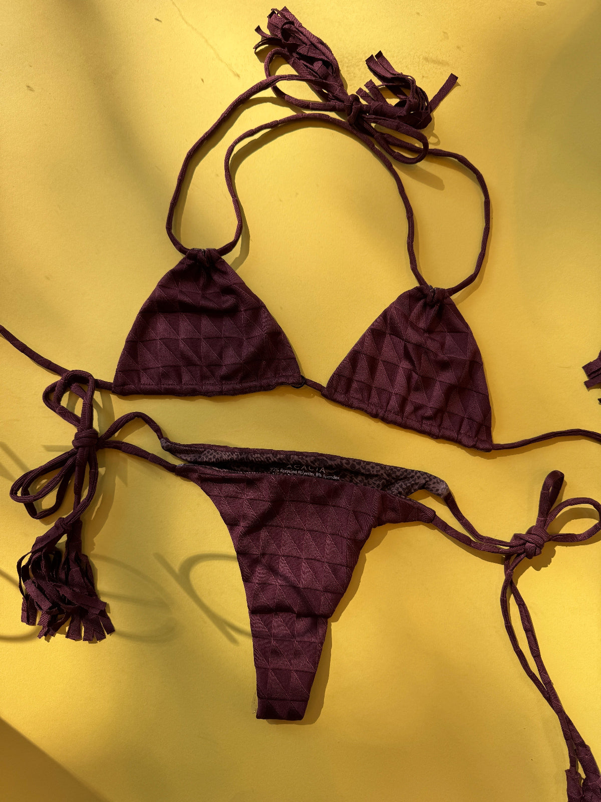 Acacia: Lauie Tie Side Bottoms - Bison