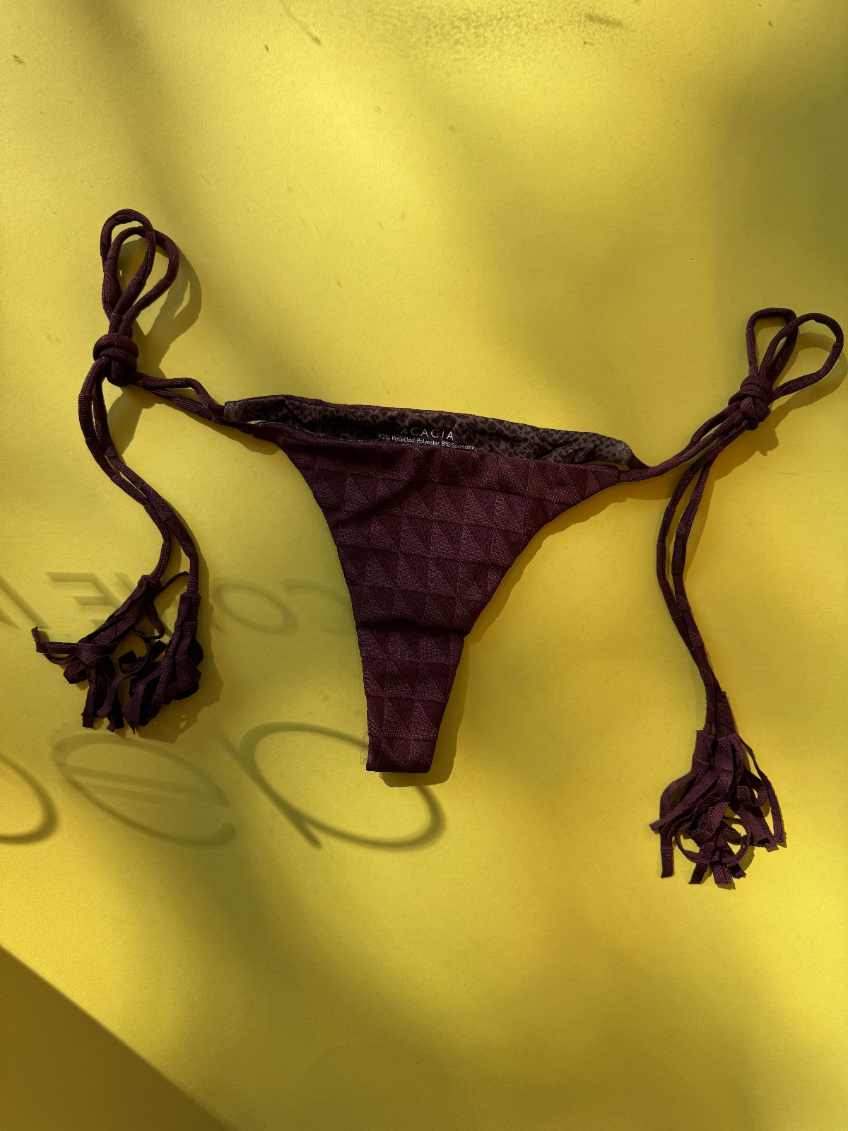 Acacia: Lauie Tie Side Bottoms - Bison