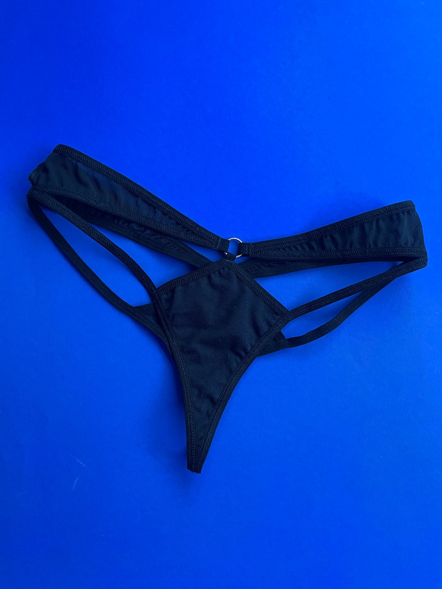 Marika Vera: Ruby Cutout Thong - Black