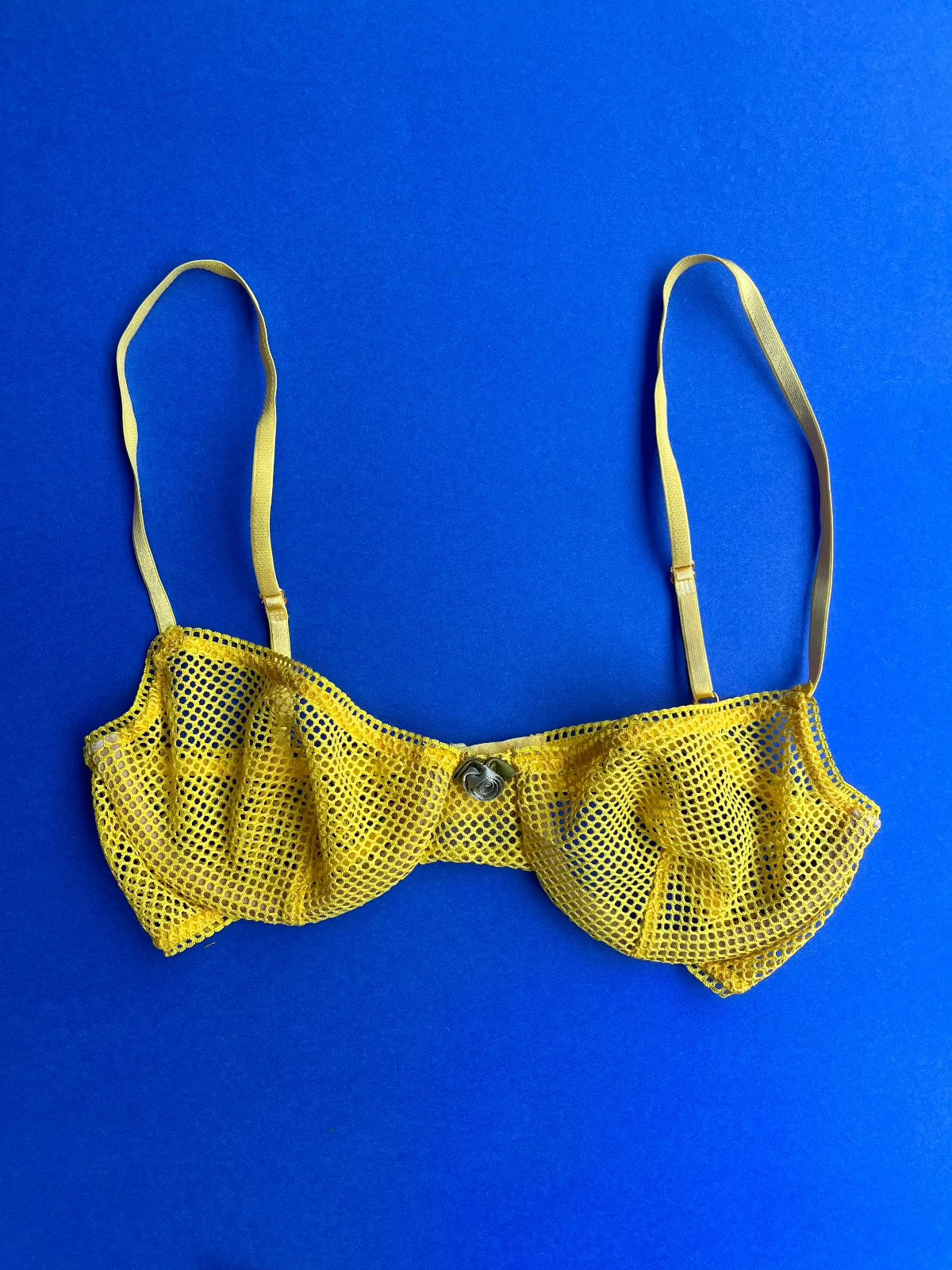 Only Hearts: Underwire Fishnet Bra - Sunny