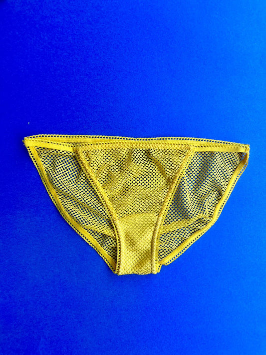 Only Hearts: String Fishnet Bikini - Sunny