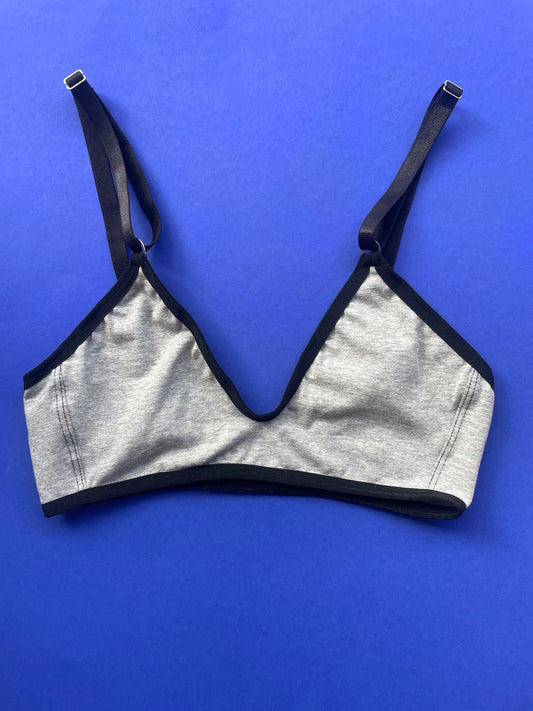 Bully Boy: Lenny Cotton Bra - Heather
