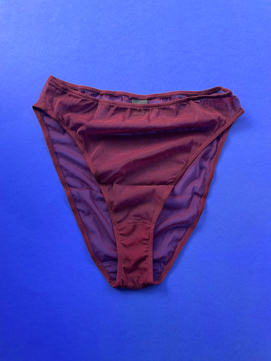 Only Hearts: Whisper High Cut Brief - Blackberry