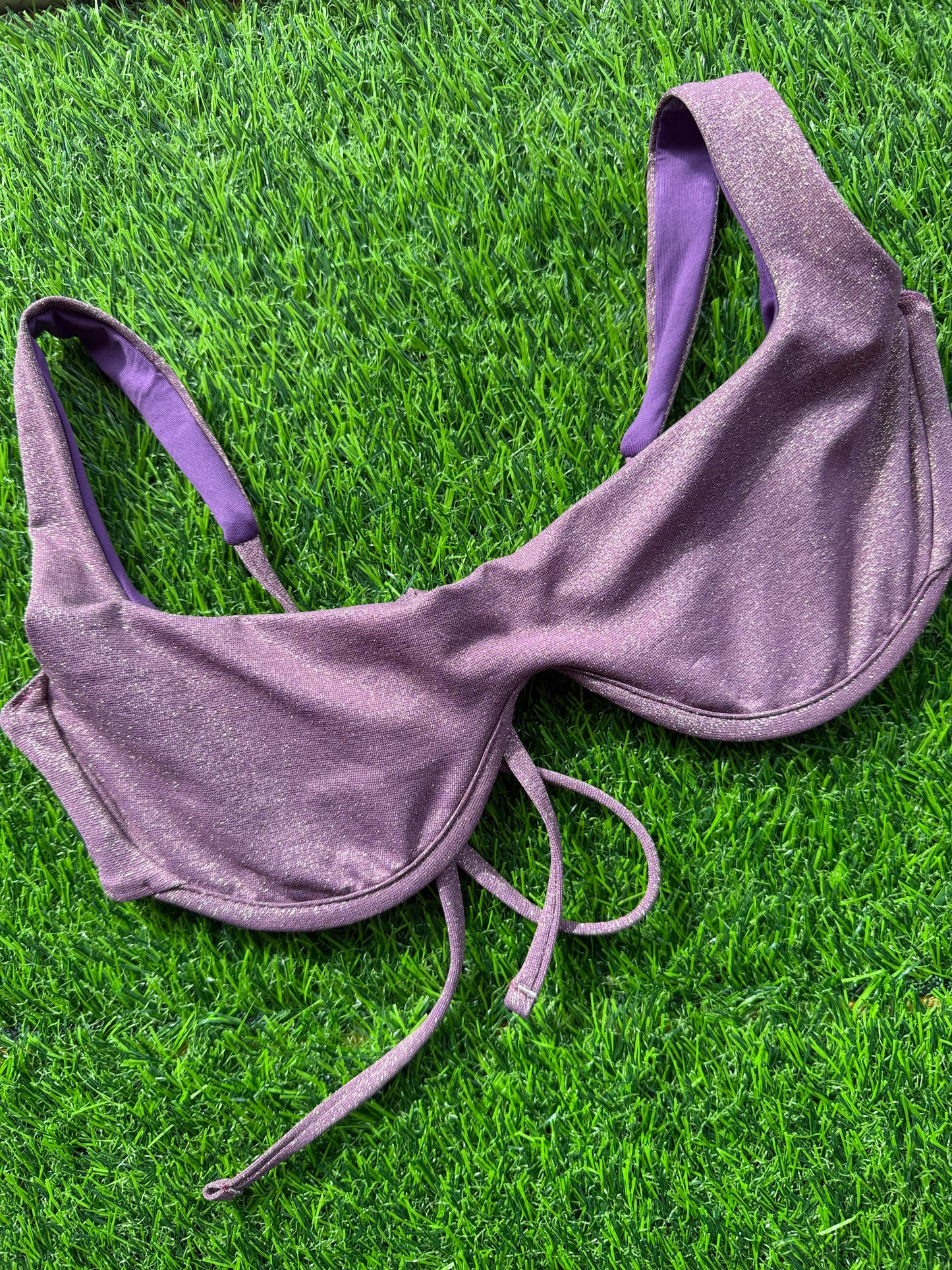 Anane: Chloe Underwire Bikini Top - Lavender Dusk