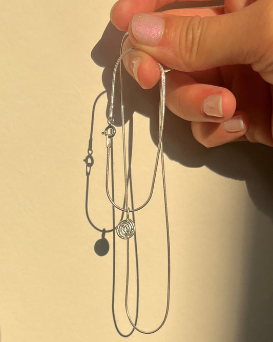 The Good Universe: Round Snake Chain  - Sterling Silver