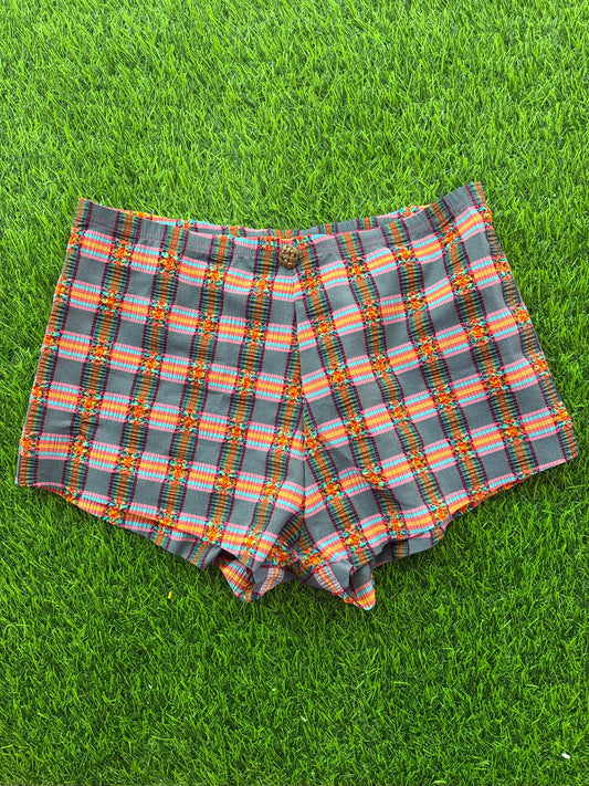Caro Luna: Bettina Mini Swim Short - Rainbow