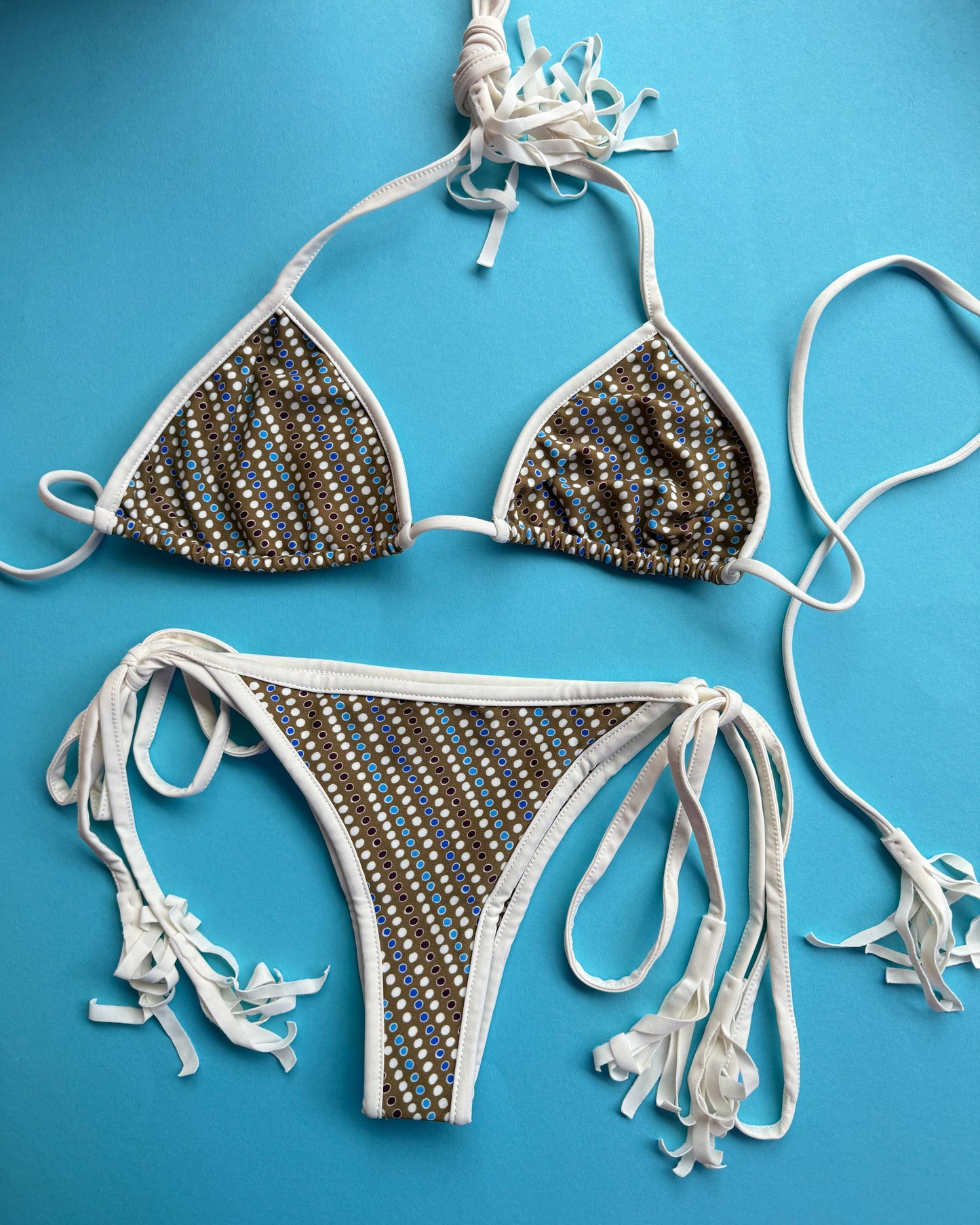 Acacia: Polihale Piped Bikini Bottom - Mizuki Dot