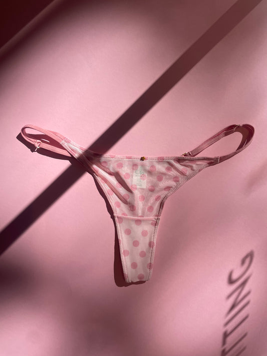Clo: Malla Adjustable Thong - Pink