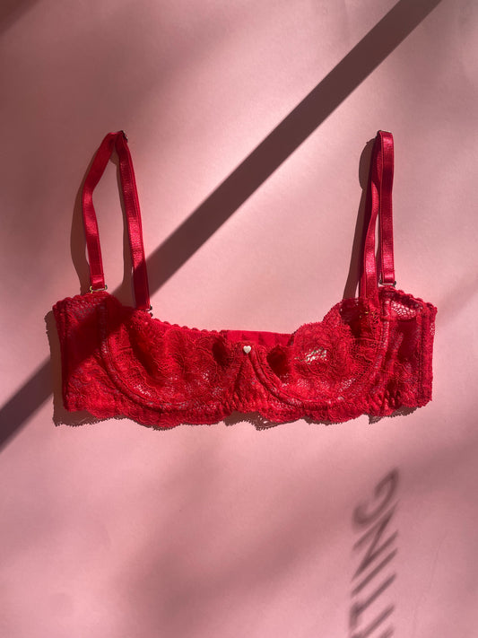 Clo: Fortuna Abierto Half Cup Bra - Chrysanthemum