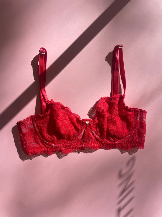 Clo: Fortuna Lace Demi Underwire Bra - Chrysanthemum