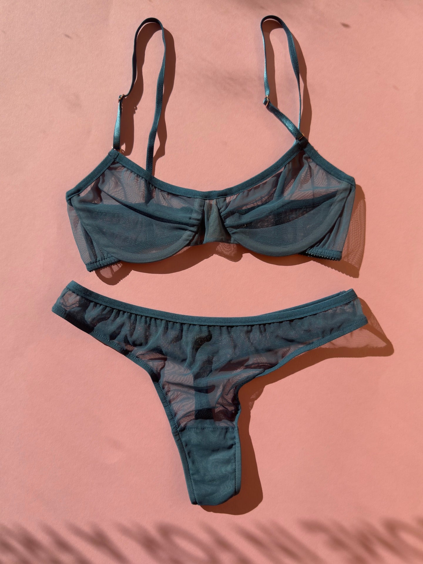 Only Hearts: Whisper Underwire Bra - Teal