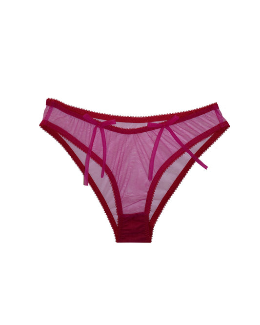 Miss Crofton: I'm Yours Mesh Brief - Pink