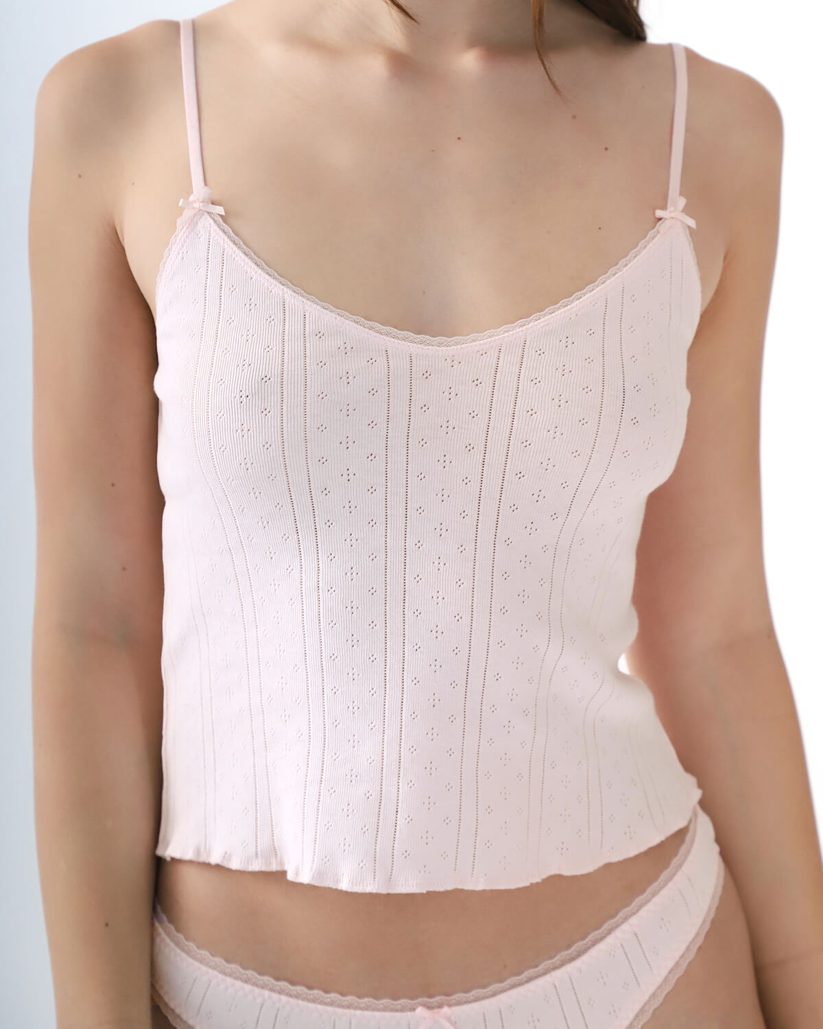 Cou Cou Intimates: The Long Cami - Baby Pink