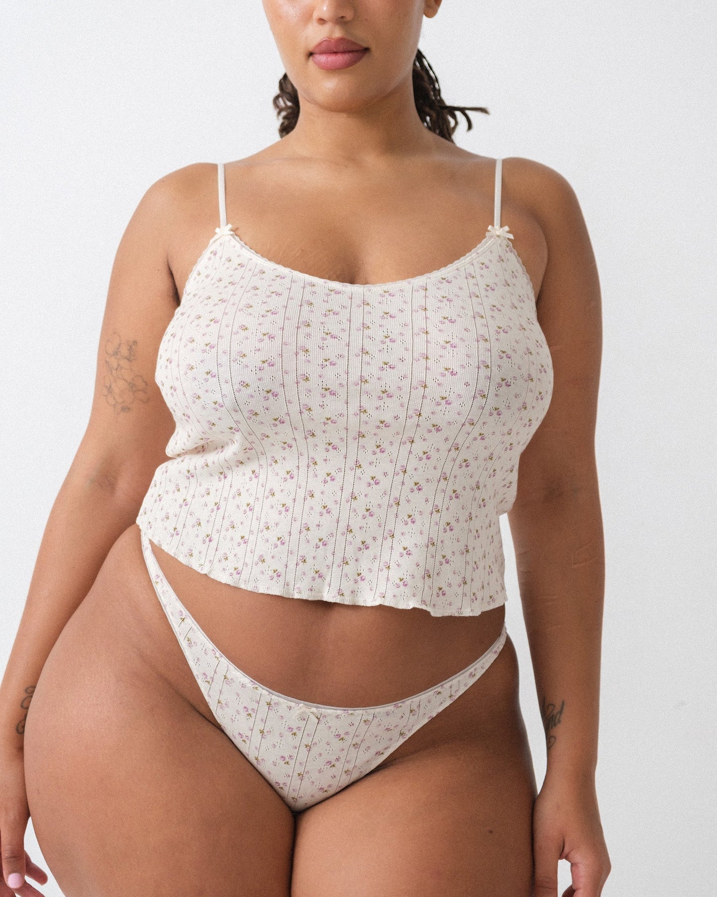 Cou Cou Intimates: The Thong - English Rose