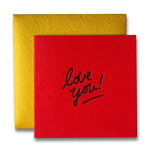 Ladyfingers: Love You Tiny Card