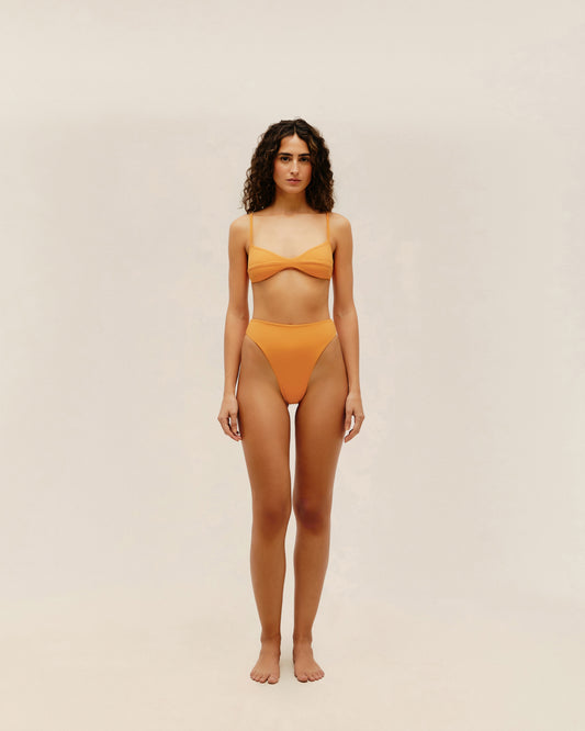Haight: Monica Bikini Top - Mandarine Orange