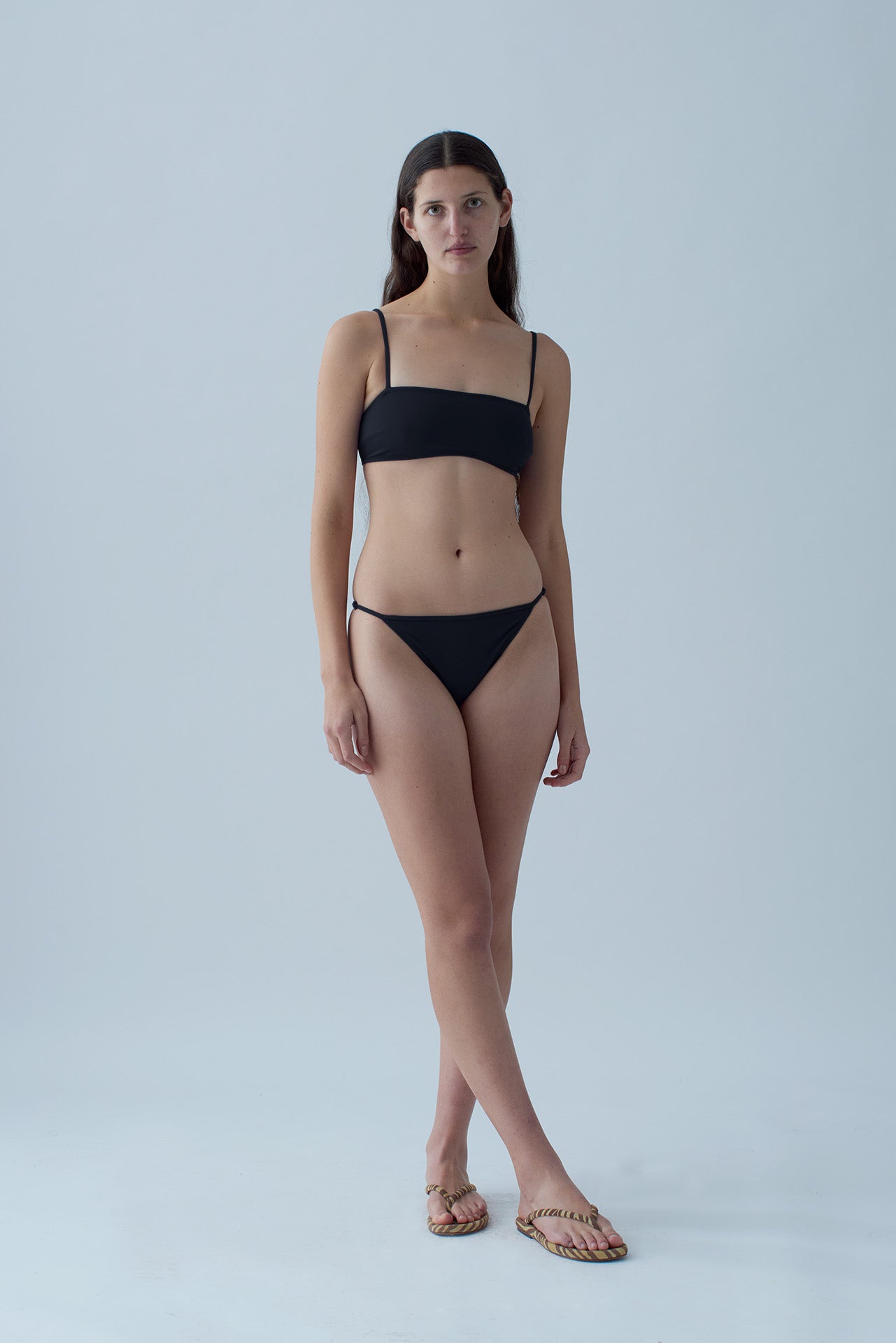 Nu Swim: Cleo String Bikini Bottom - Morpho