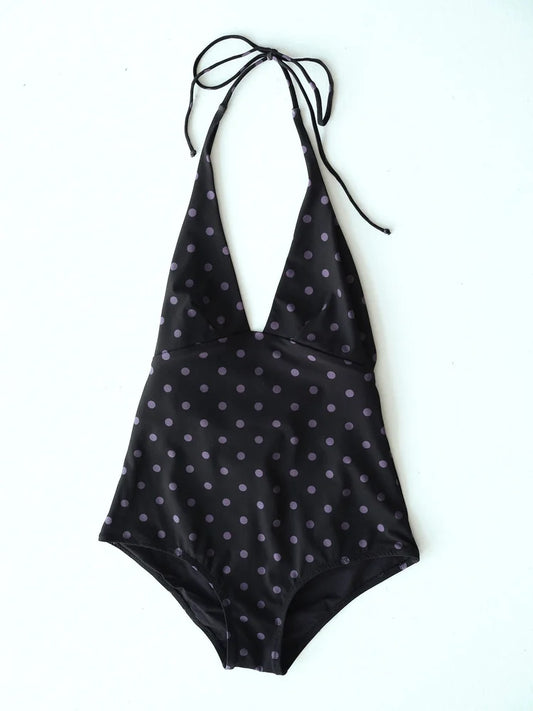 Pale: Mila Plunge One Piece  - Dots