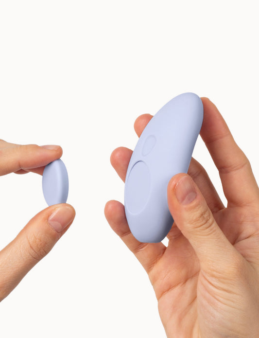 Dame: Lay Panty Vibrator - Ice Blue