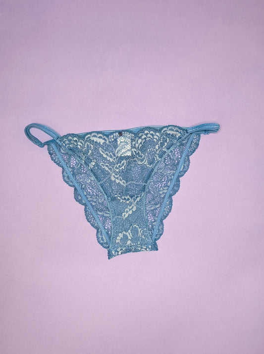 Clo: Fortuna Lace String Bikini - Cendre Blue
