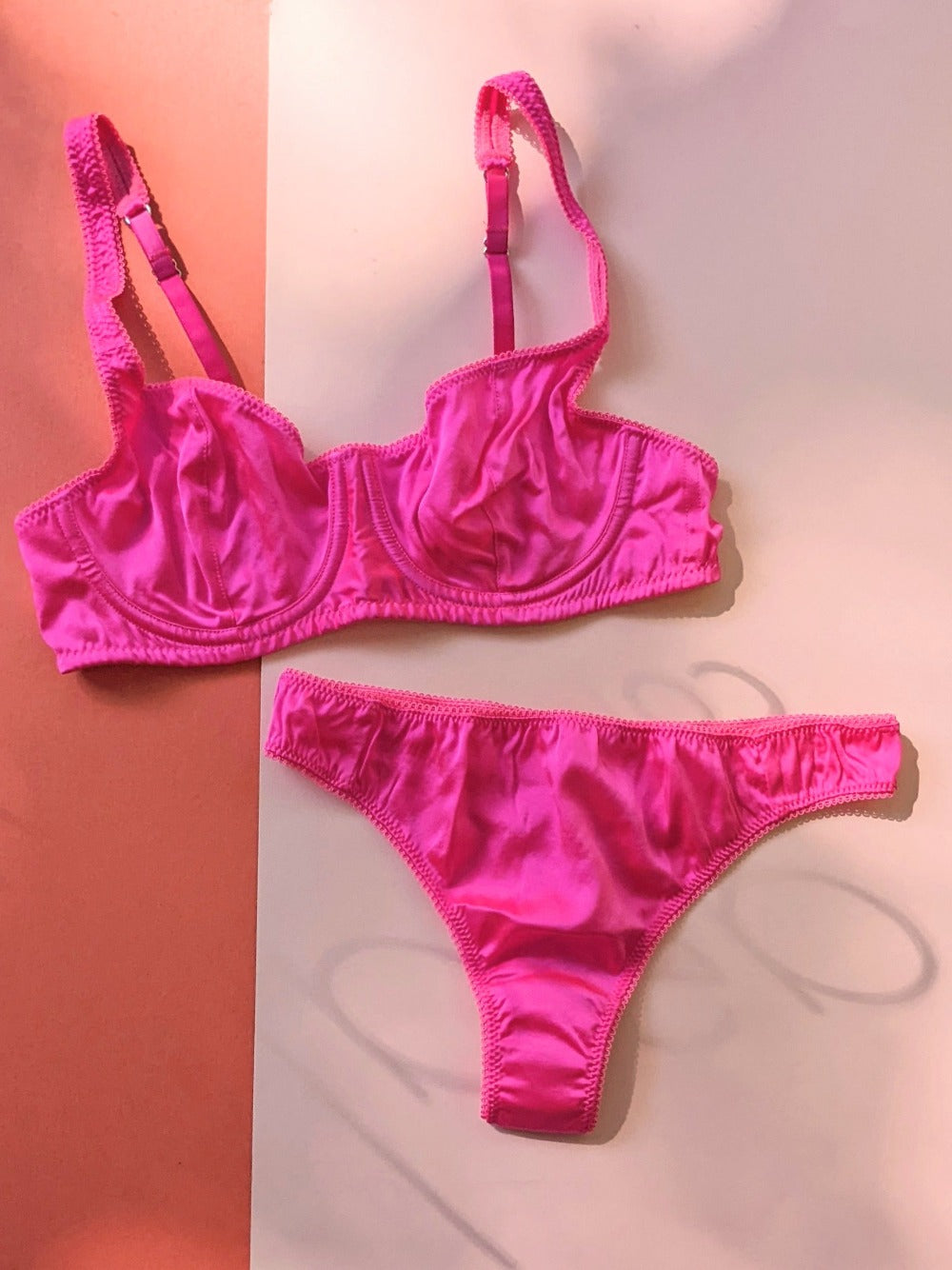 Araks: Grier Silk Thong - Parfait Pink