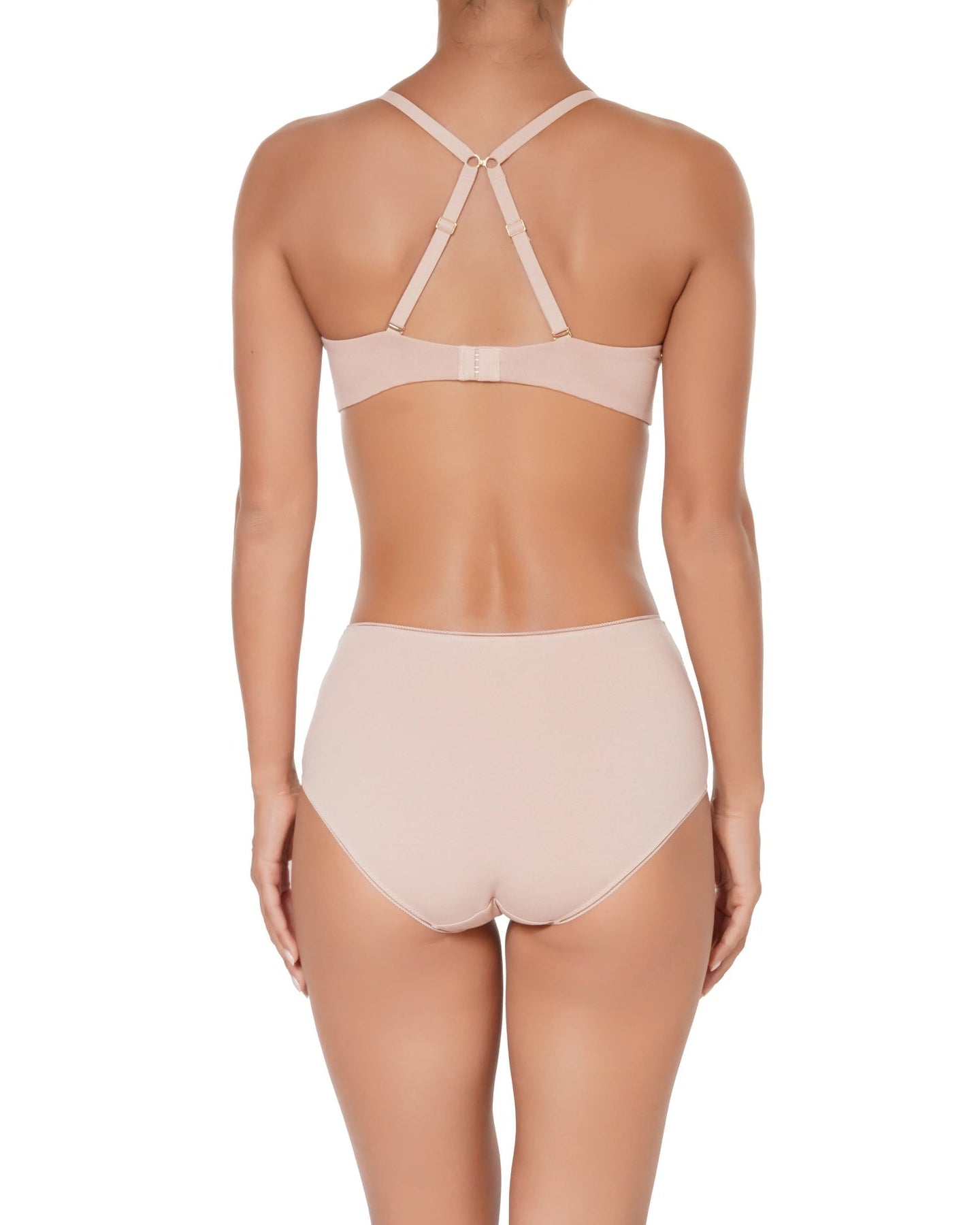 Huit: Biotiful Organic Cotton Underwire Bra - Blush