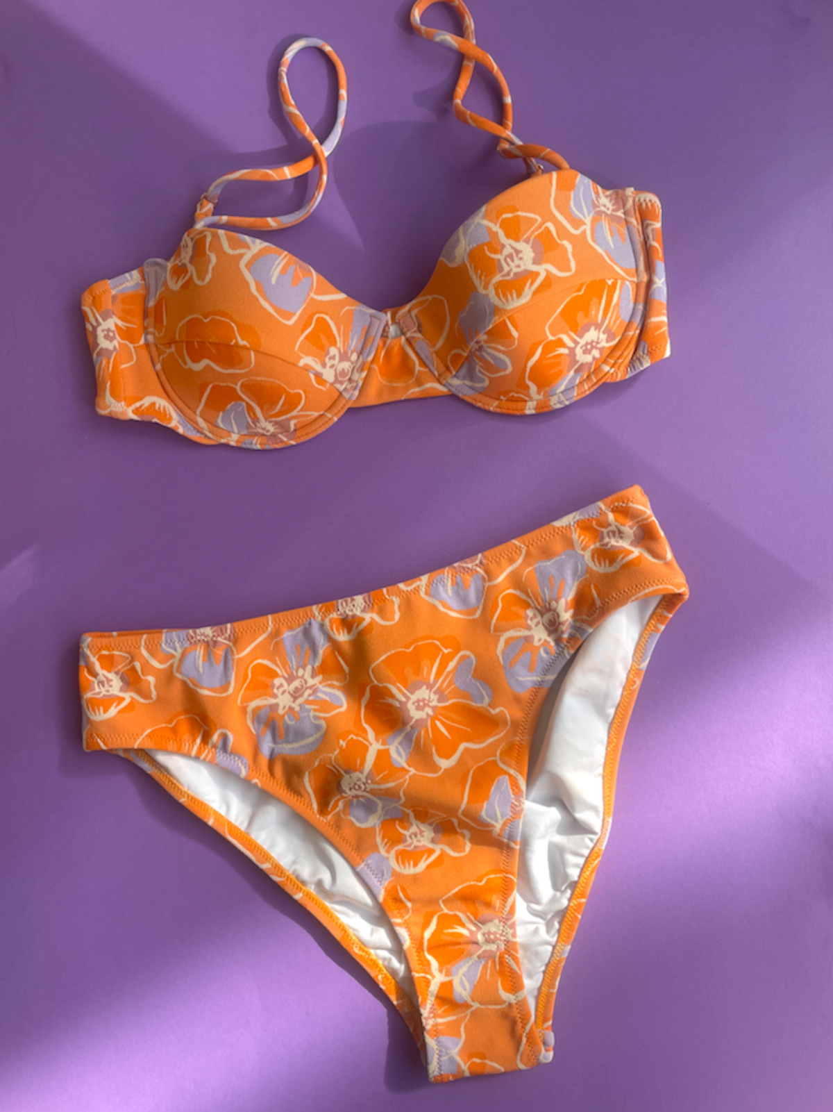 Pale Swimwear: Cleo Underwire Bikini Top - Orange