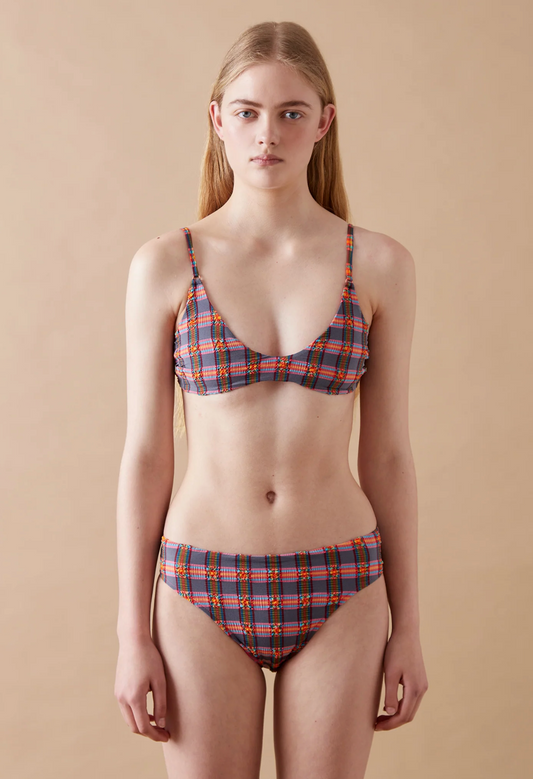 Caro Luna: Belen Adjustable Bikini Top - Rainbow