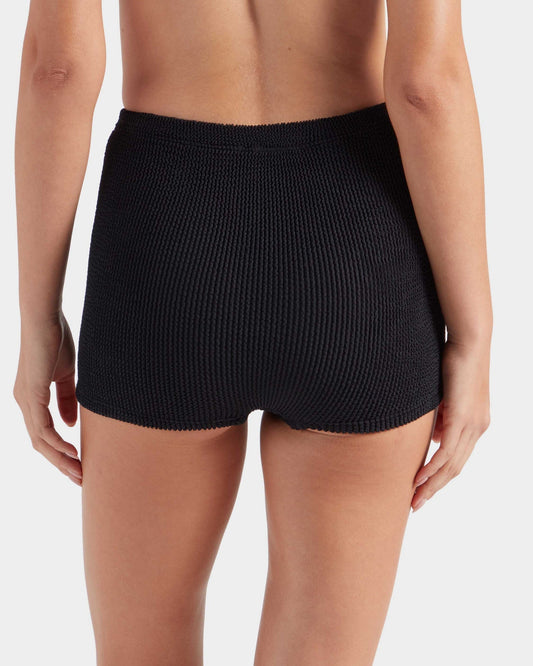 Hunza G: Shorty Swim Bottom - Black