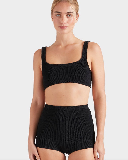 Hunza G: Shorty Swim Bottom - Black