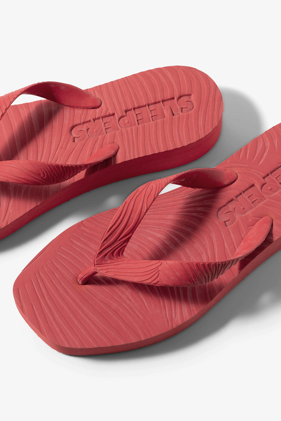 Sleepers: Platform Flip Flop - Red