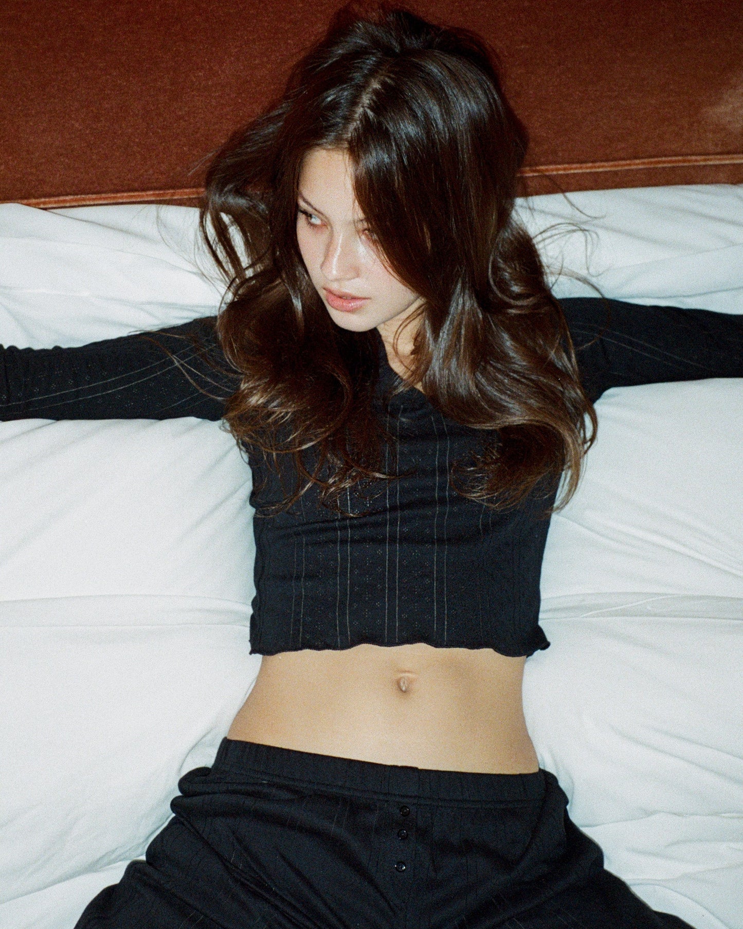 Cou Cou Intimates: The Baby Henley - Black