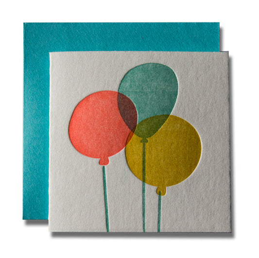Ladyfingers: Balloons Tiny Card