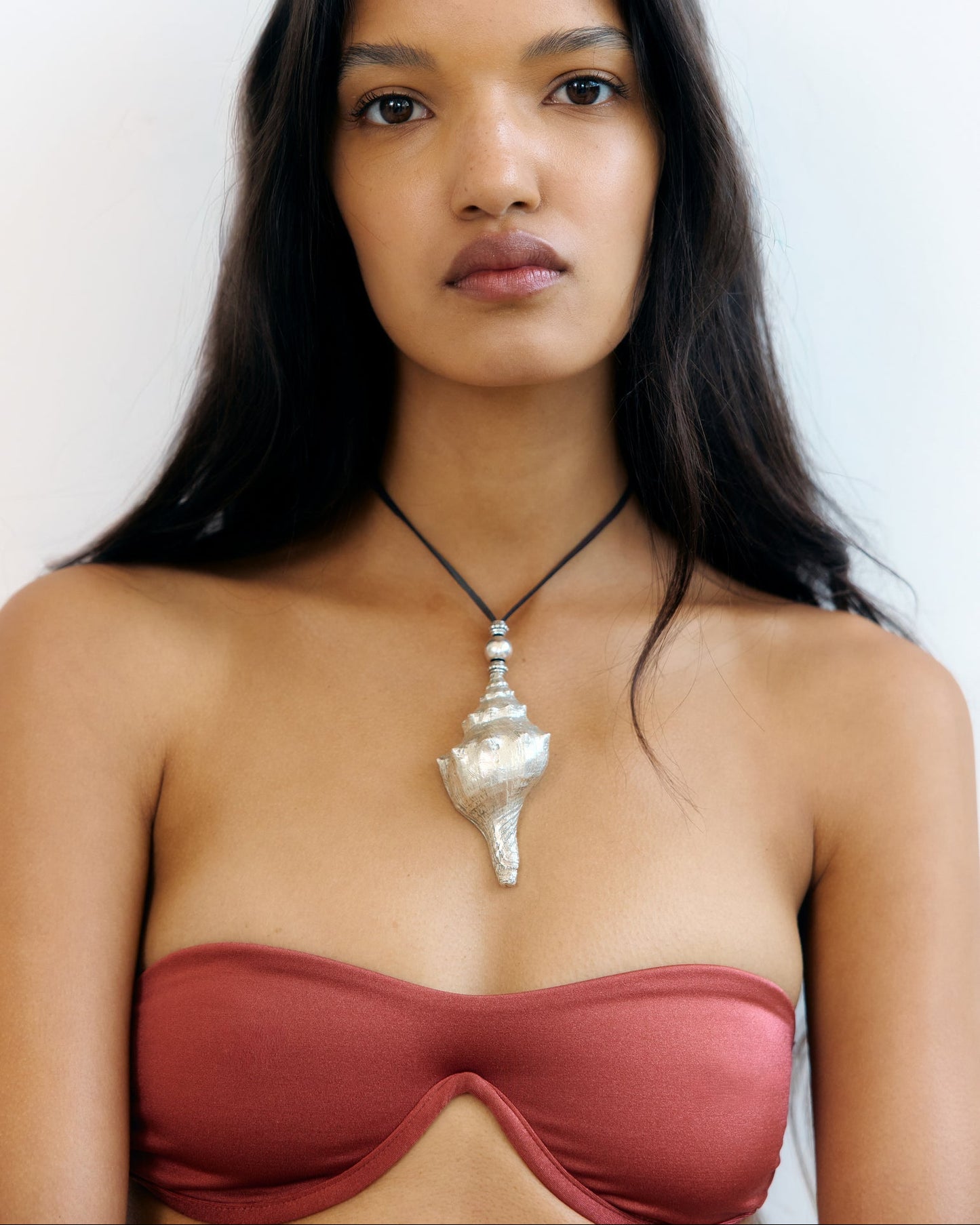 Anane: Lulu Underwire Bandeau Bikini Top - Dusty Rose