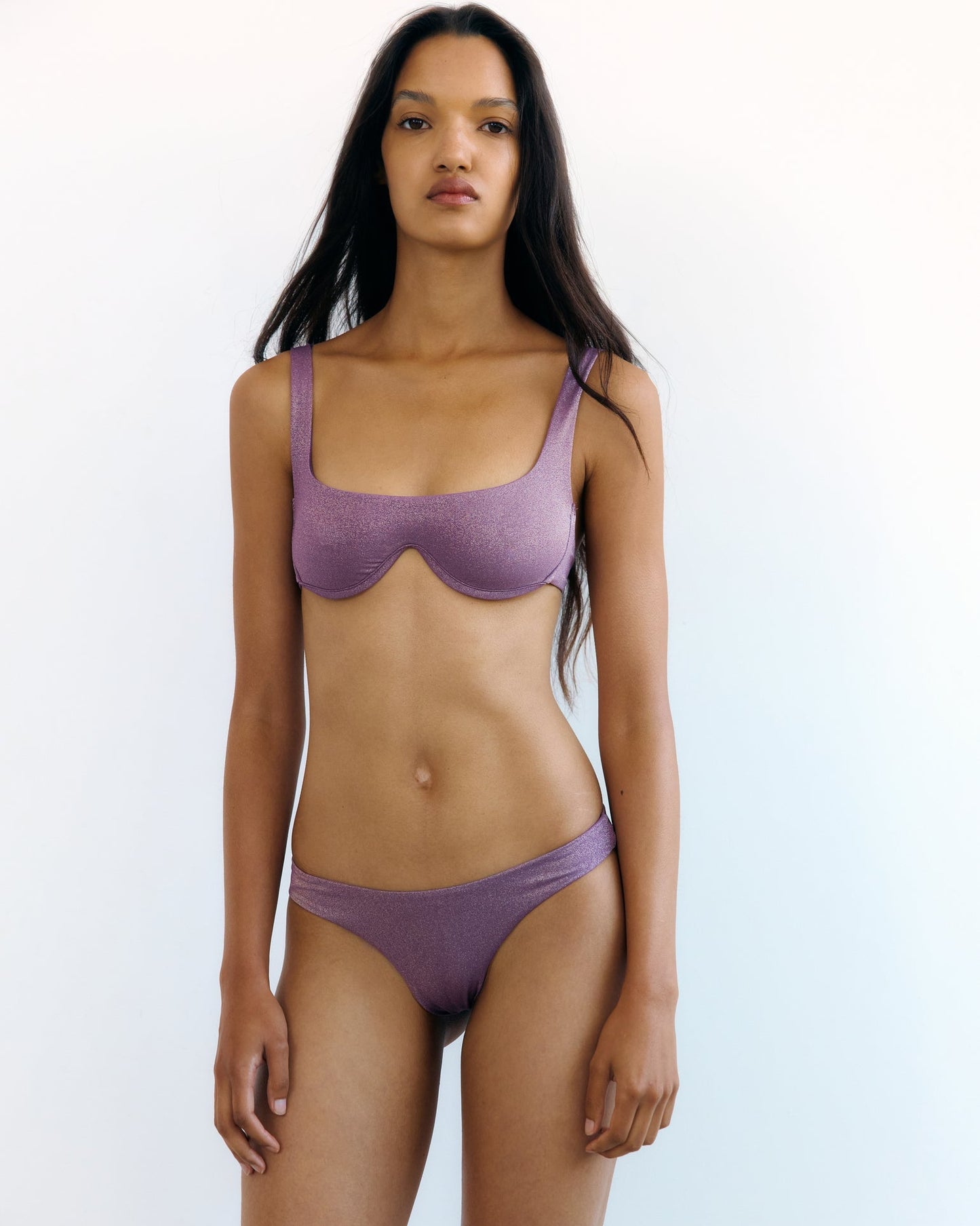 Anane: Chloe Underwire Bikini Top - Lavender Dusk