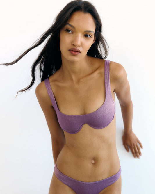 Anane: Chloe Underwire Bikini Top - Lavender Dusk