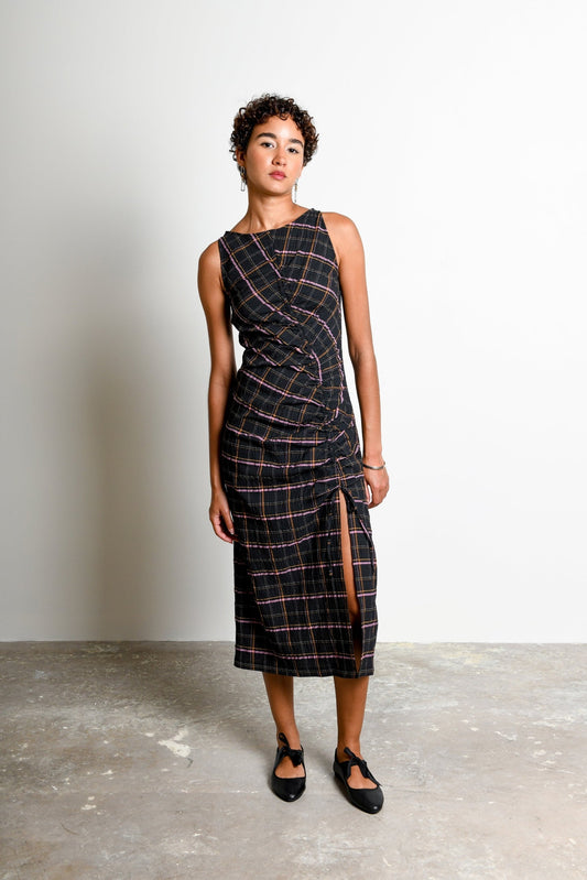 Untitled in Motion: Winona Dress - Viv Plaid