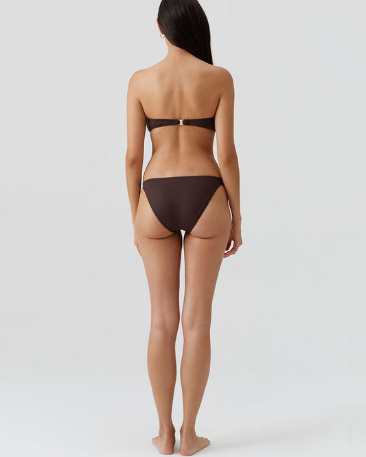 Melissa Odabash: Alba Bikini Bottom - Chocolate