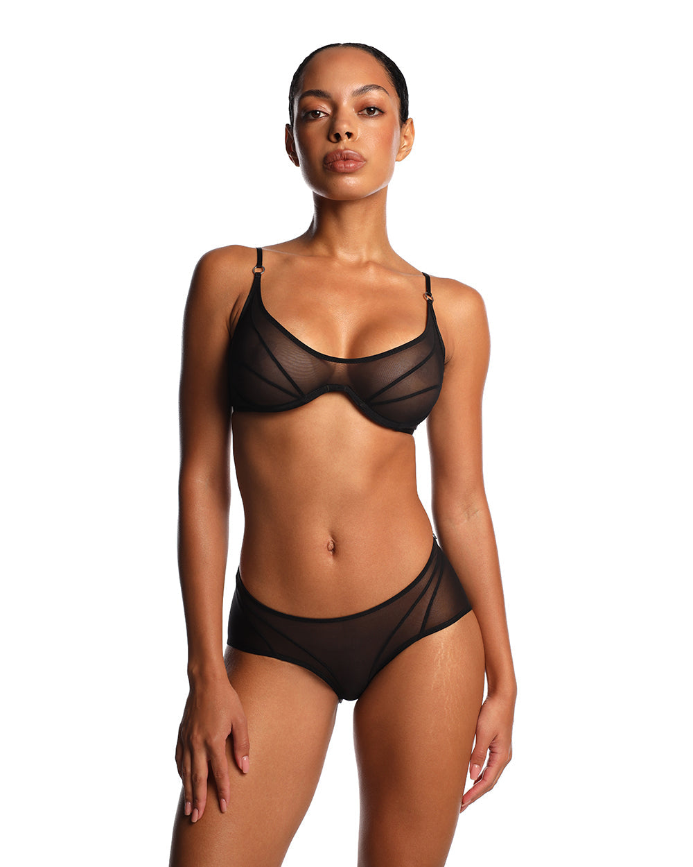 Anoeses: Kaia Boyshort Brief - Black