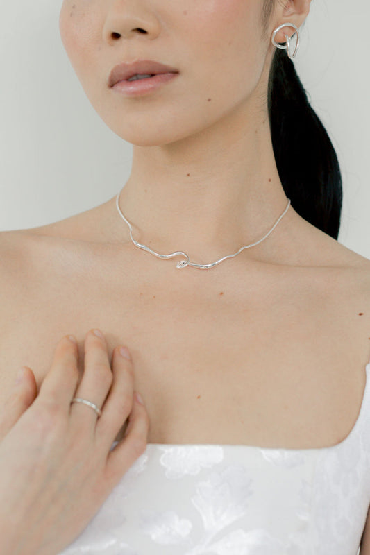 Kara Yoo: Maeva Necklace - Silver