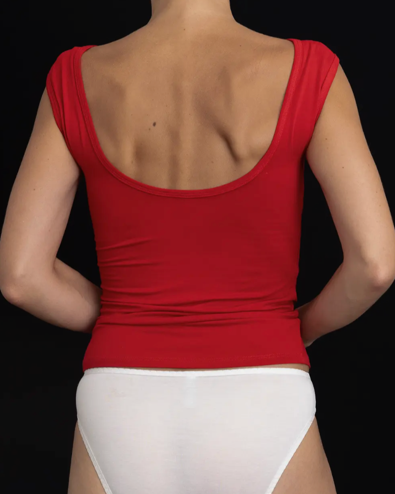 Kye Intimates: Recline Bamboo Bateau Top - Corbusier
