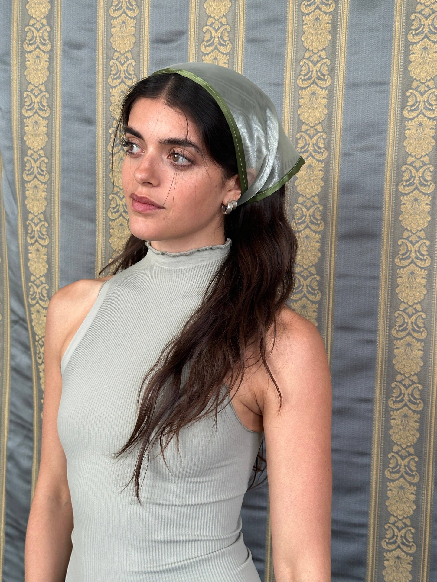 Room Shop: Frankie Sheer Headscarf - Sage