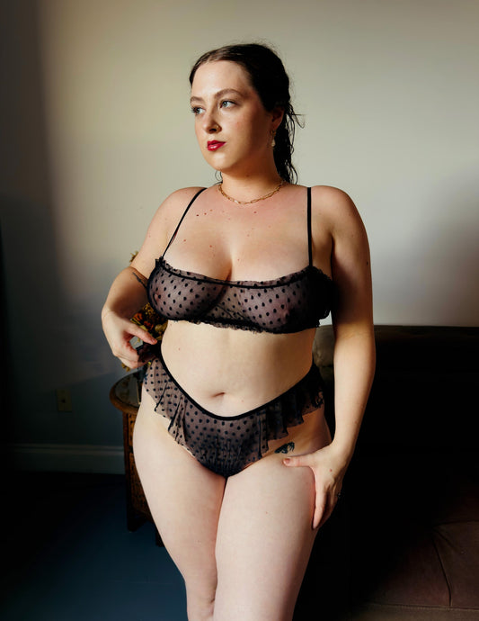 Only Hearts: Coucou Lola Joey Bralette - Black