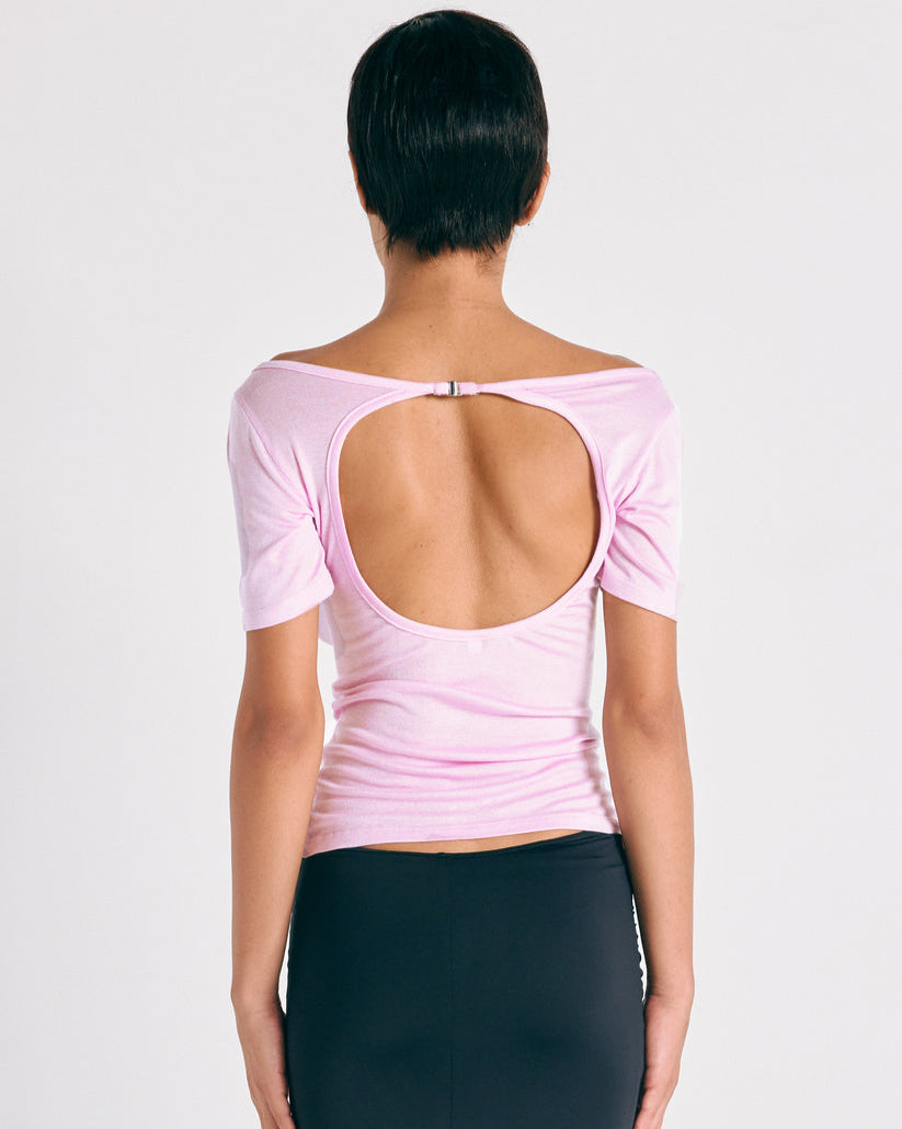 Woodrose Deli: Fifi Keyhole Top - Cherry