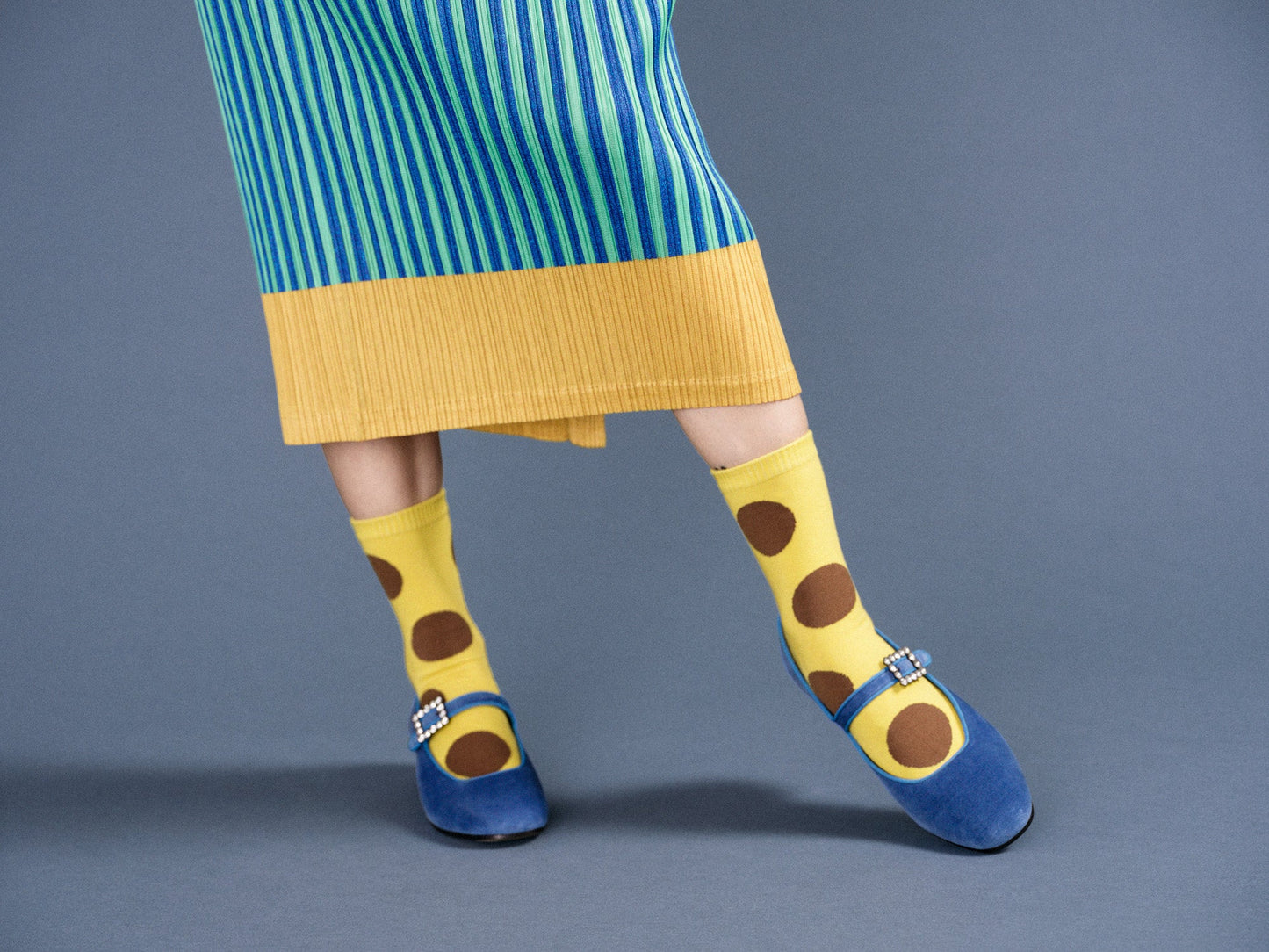 Hansel from Basel: Rie Crew Sock - Maize
